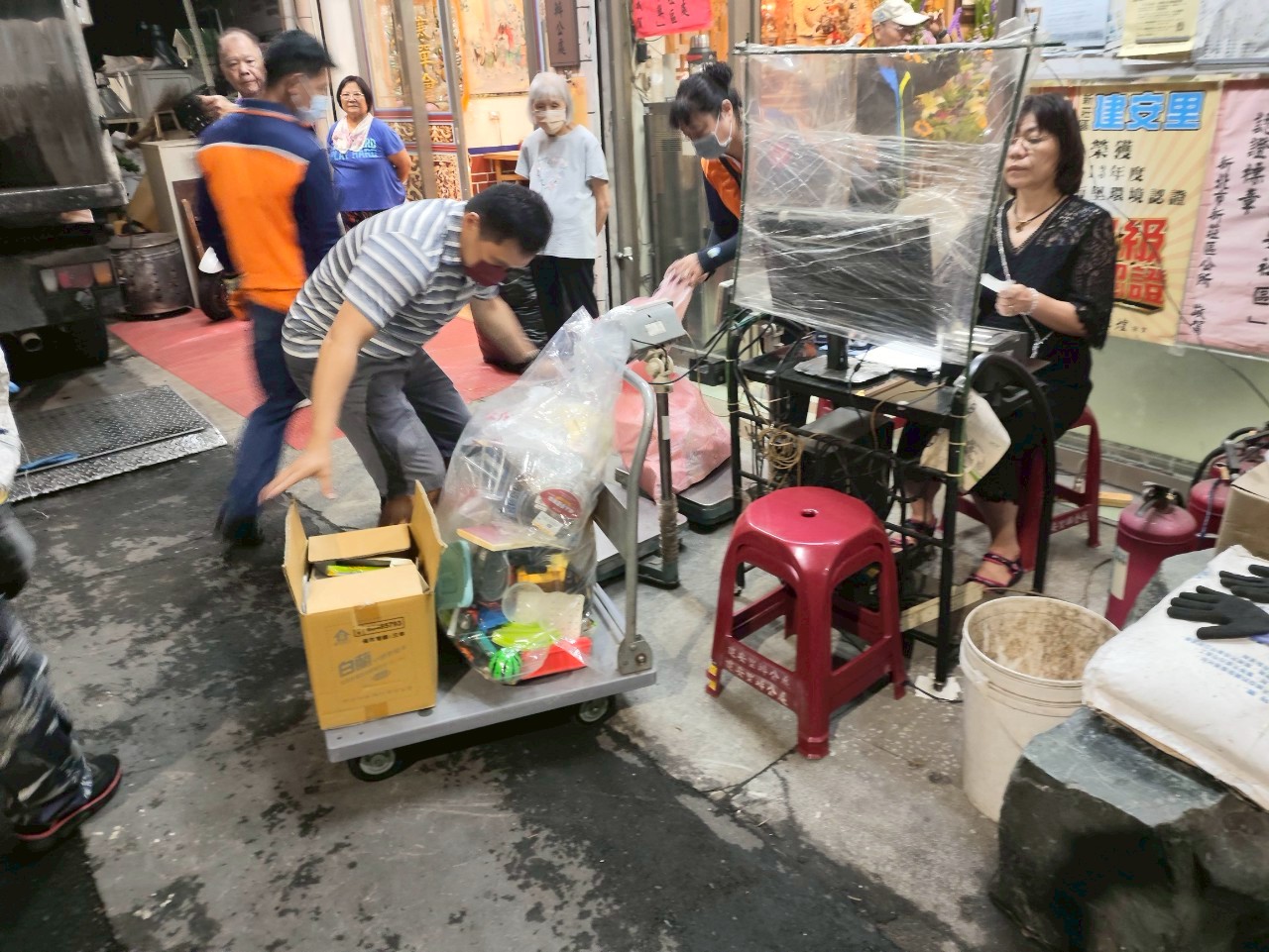 114年8月新莊區建安里黃金資收站資收小故事照片